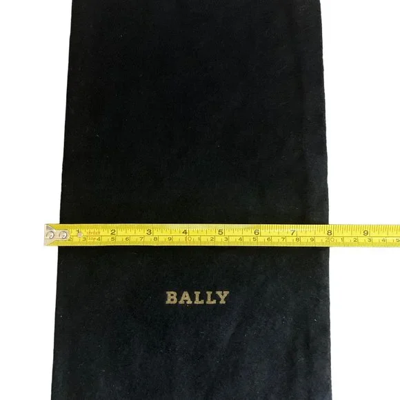Bally Dust Bag 7.5 X 14.5 In. Black Dustbag Shoe Bag EUC Pre-owned - Picture 4 of 5